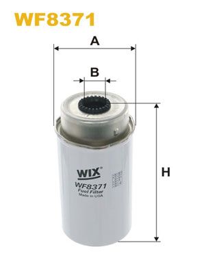 WIX FILTERS Топливный фильтр WF8371